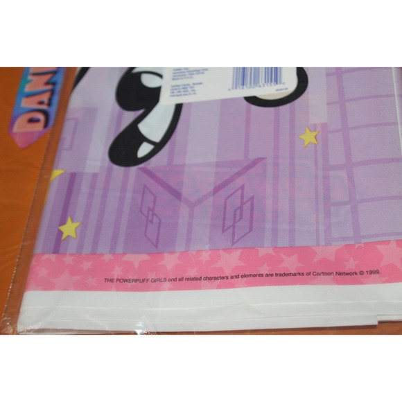 DesignWare American Greetings Powerpuff Girls Plastic Tablecover 54 x 96" 1999 - Picture 3 of 4